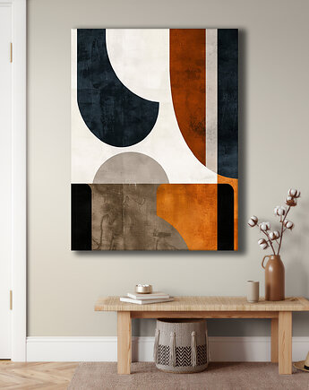 Geometria natury - Obraz na płótnie - Druk Blejtrama, Minimalizm, Loft #115, Black Sapphire Art