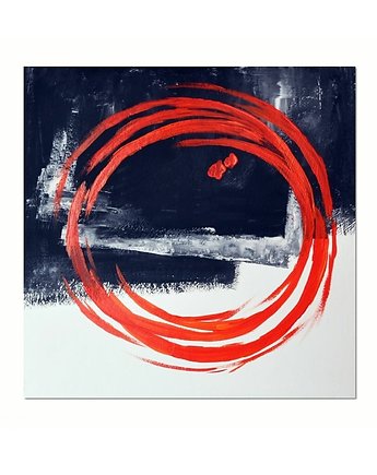 The Ring III , abstrakcja, nowoczesny obraz ręcznie malowany na płótnie, Galeriai