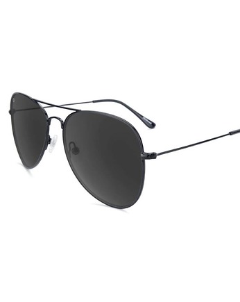 Małe czarne pilotki Black Smore Mile Highs, SunloversSunglasses