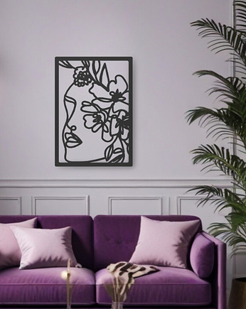 Metalowy obraz Kobiety z Kwiatami II, Vavum Furniture