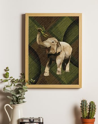 Plakat "Słoń", Anna Bednarczyk Ilustracje