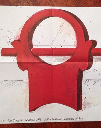 Plakat International Association Of Art 9th Congress, 1979  aut. Paweł Udorow..., RiskyWalls