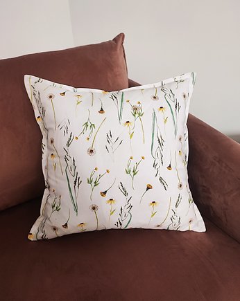 Bawełniana poszewka dekoracyjna w kwiaty Flower 3, Elado