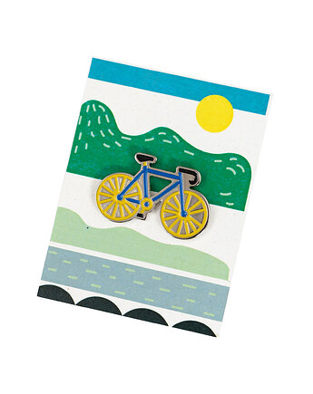 Rower  Pin ręcznie malowany Kabak, KABAK
