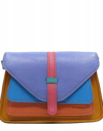 Torebka damska klasyczna elegancka skórzana na ramię pasek OLIVKA, Olivka Warsaw