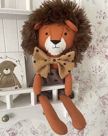 Maskotka Lew Antoś 45 cm, GroKo Design
