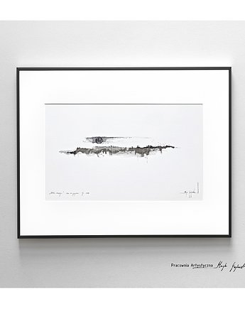 Rysunek tuszem (50x40cm) - pejzaż nr 25, Maja Gajewska