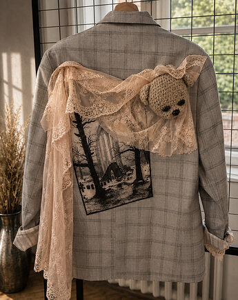 Ghost Story Blazer  One of One  Upcycled Pako Lorente  XS-L, prettydecay.studio