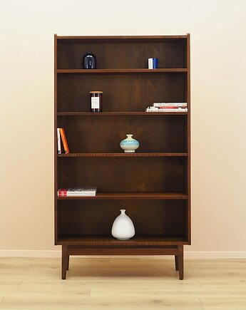 Regał orzechowy, duński design, lata 70, projektant: Johannes Sorth, Przetwory design