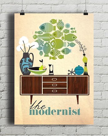 Modernizm - plakat giclee, minimalmill