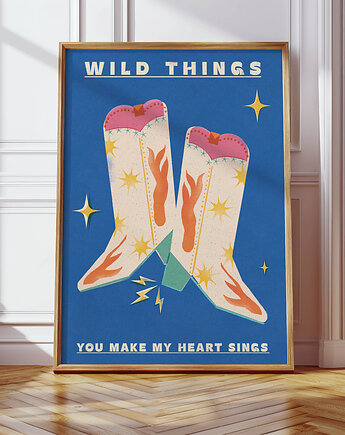 Plakat Wild things, MUKI design