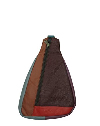 Plecak skórzany damski na jedno ramię wygodny skora naturalna OLIVKA, Olivka Warsaw