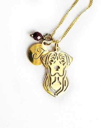 Naszyjnik z pieskiem Labradorem, labrador, Anemon Atelier