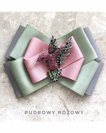 Brosza z Koliberkiem NEW, Pudrowy Różowy