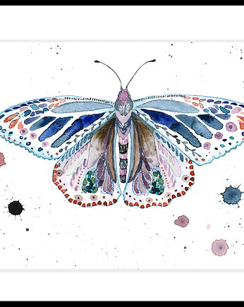 Ćma deco, 30x42 cm, A3, JUST ILUST Justyna Małczak