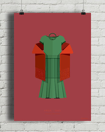 Frida Kahlo - plakat art giclee, minimalmill