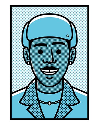 Plakat Tyler, The Creator, Bartosz Żuber Zubis World