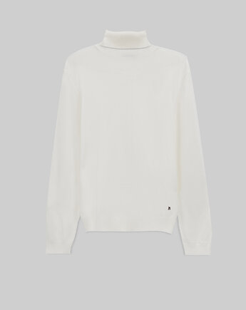 Sweter męski golf goito ecru, BORGIO