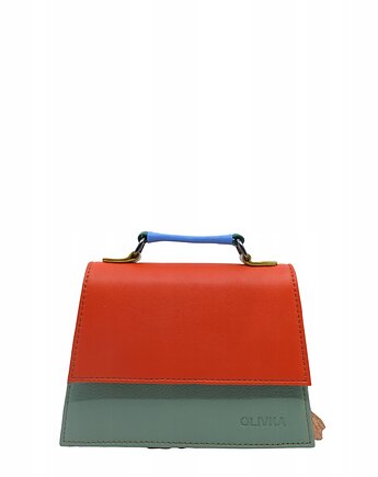 Torebka damska skórzana do ręki, na ramię, mała, oryginalna OLIVKA, Olivka Warsaw