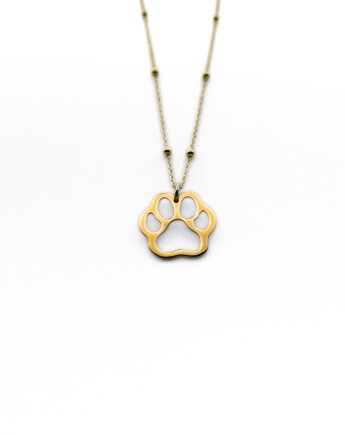 Naszyjnik "Psia Łapka" złoty, Złotnia