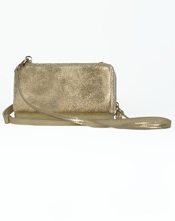 Mini torebka portfel damski marki GioVani (złota) Złoty, ZGS Stefania