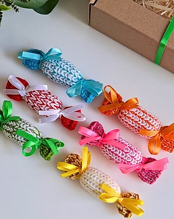 Kolorowe cukierki choinkowe, zestaw 6szt., U.to ceramika