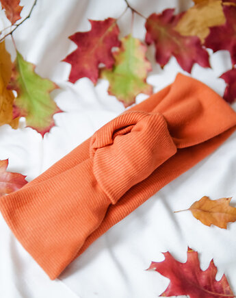 Opaska z węzłem rudy prążek, roskosh