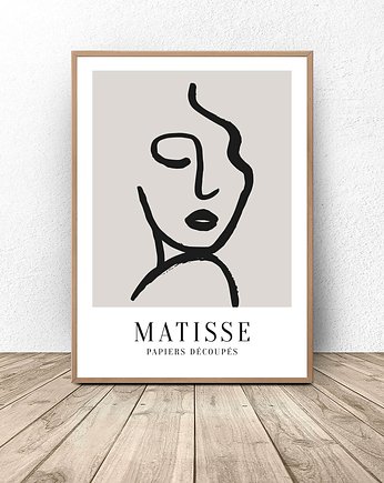 Plakat dekoracyjny "Twarz kobiety" Henri Matisse, scandiposter