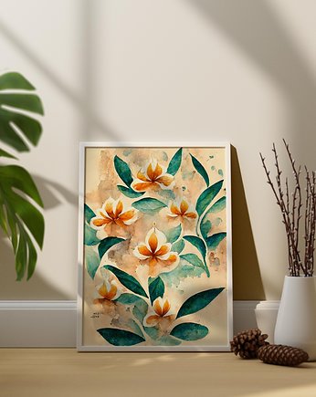 Plakat Kolorowe Kwiaty 1, Abstraktoria