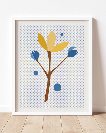 Plakat z kwiatem, Dekorando