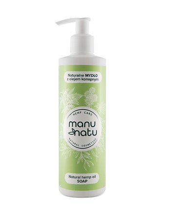 Naturalne Mydło w Płynie z Olejem Konopnym 300 ml, Manu Natu