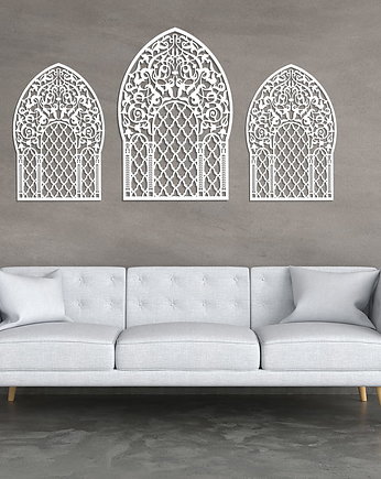 DEKORACYJNY PANEL AŻUROWY, OKNO MAROKAŃSKIE, DEKORACJA ŚCIENNA 3D, ORNAMENT, , ORNAMENTI