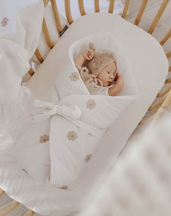 Rożek niemowlęcy Daisy + muślin PZ, Bajkowe Wnetrza
