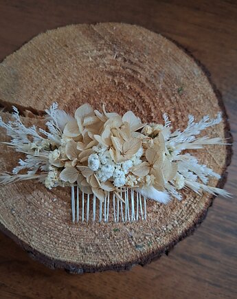 Grzebyk do włosów z kwiatami, Mudryk Viktoria Dried Flowers