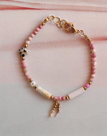 Pastel pink- bransoletka, Emilia Rabenda