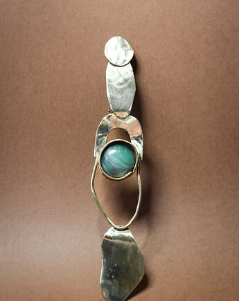 Broszka "Geometrik" z Agatem, Aga Markovna