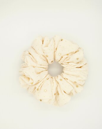 Scrunchie muślinowa gumka do włosów, Magic Needles