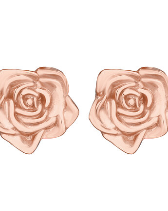 Kolczyki róże z różowego złota, SOTHO