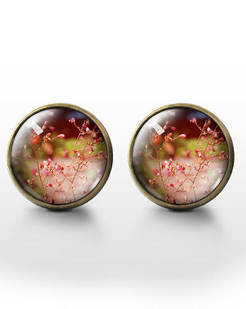 Kolczyki sztyfty - Lato - brąz, yenoo