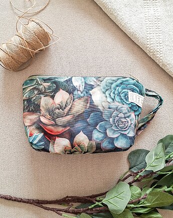 ŚREDNIAK kosmetyczka Bohomazy Succulent Set - handmade, BOHOMAZY