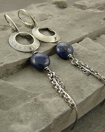 Kolczyki Modern lapis , RayOfArt