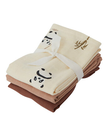 Muslin Square Panda - Pack of 3, OYOY