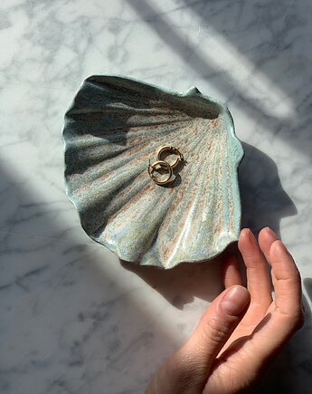 Podstawka na Biżuterię Palo Santo Ceramiczna Muszelka Fairy Dust, Maison Fragile