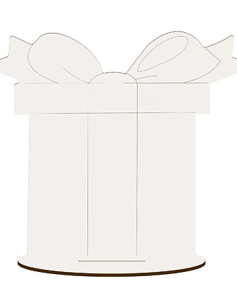 BIAŁA Figurka Dekoracja Ozdoba 10 SZTUK do Malowania Decoupage dla DZIECI, smxdsgn