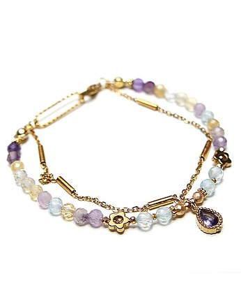 Fluoryt  vol. 4 /24.02.25/ bransoletka  - Szlachetna kolekcja, KiKa pracownia