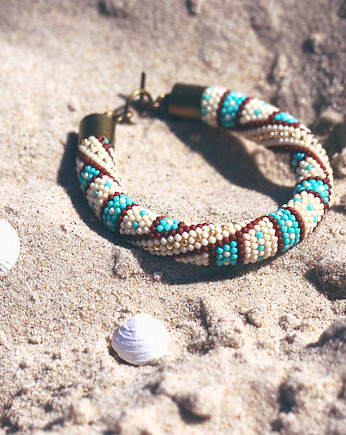 Bransoletka koralikowa Turquesa Signorina, Blackballoon