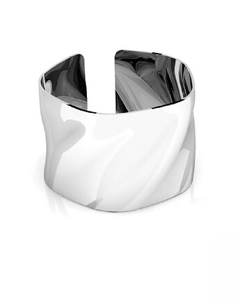 Pierścionek regulowany SIMPLE WAVE- srebro, złoto, różowe złoto, ISSI Jewelry