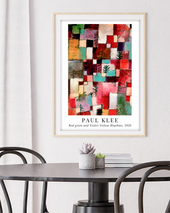 Plakat reprodukcja Paul Klee 'Red green and Violet, Well Done Shop