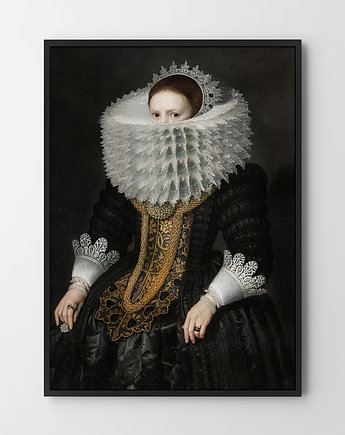 Plakat Dama w koronkach, HOG STUDIO