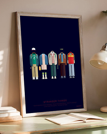 Stranger Things - plakat giclee art, minimalmill